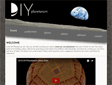 Tablet Screenshot of diyplanetarium.com